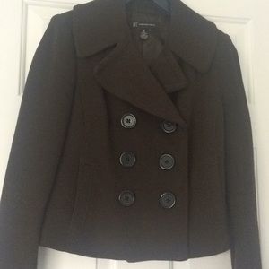 Espresso brown cropped blazer